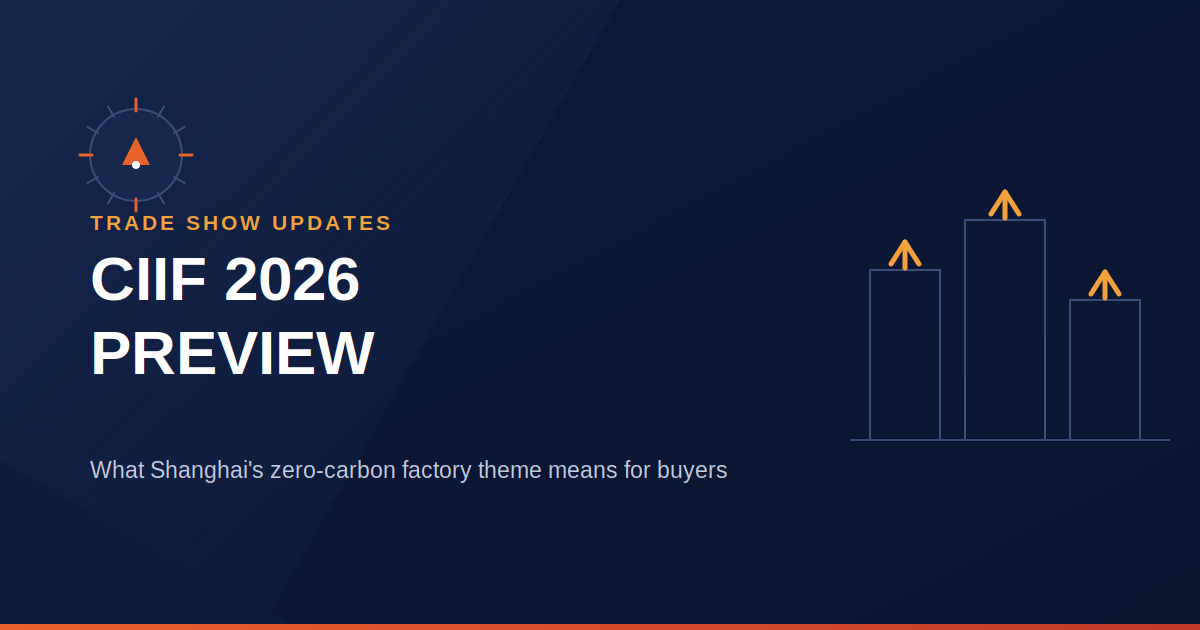CIIF 2026 Preview: What Shanghai's Zero-Carbon Factory Push Means for Motor Buyers